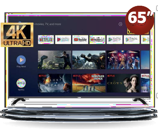 TV4 SMART TV RCA 65"